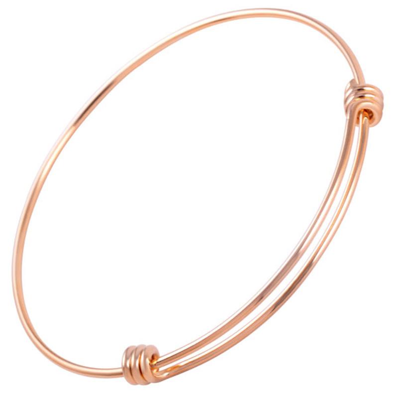 

5/10/25 Pcs/Lot TOP Quality DIY Bead Charm Stainless Steel Expandable Wire Bracelets&Bangle Women Jewelry