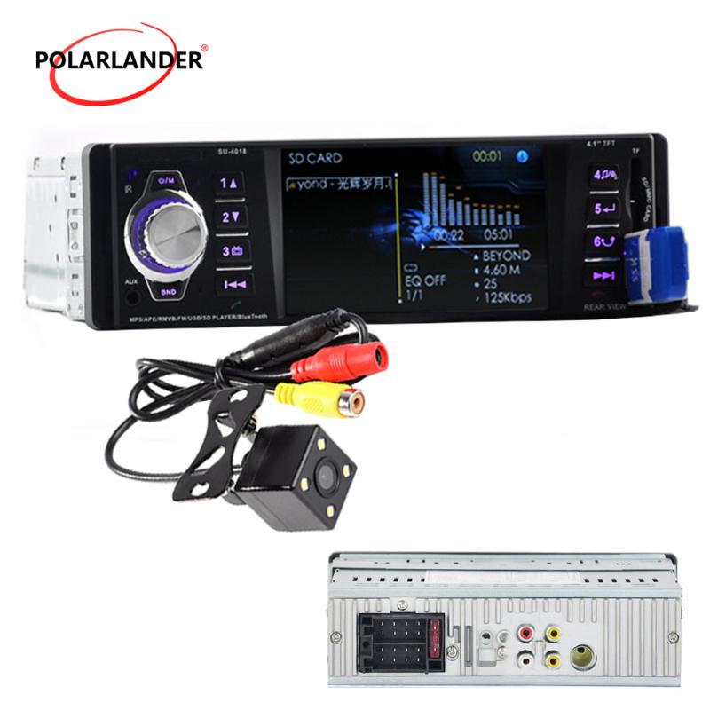 

1 Din Car Radio Autoradio Stereo 1080P HD Support TFT SD USB MMC Aux-in 4.1" DC 12V Bluetooth MP4/MP3/MP5 radio cassette player