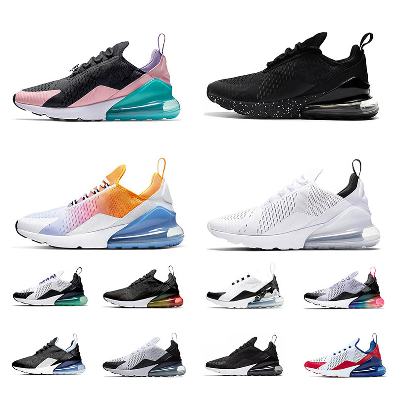 

Triple Black white men women running shoes Rainbow Have A Nice Day BE TRUE Mesh Blooming Floral USA Volt Metallic Gold sports sneakers