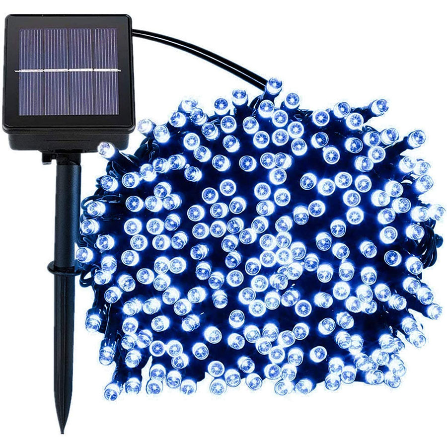 

Solar String Lights, 105FT 300 LED 8 Mode Solar Christmas Lights Waterproof Starry Fairy Light for Indoor/Outdoor Commercial Decor Ambiance
