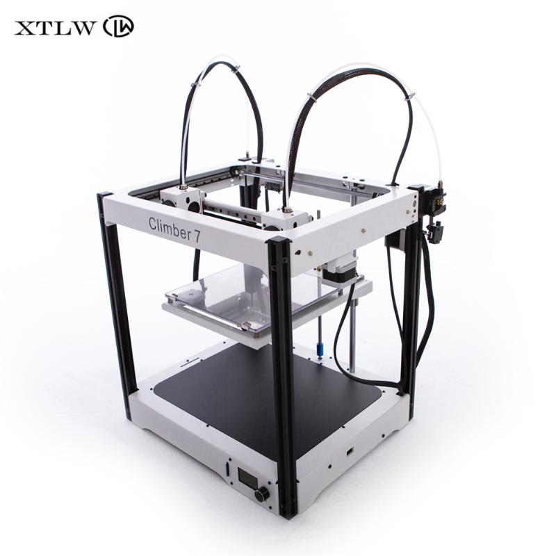 

2020 Newest IDEX 3D printer Independent Dual Extruder Full Metal frame High Precision Large size DIY kit Climber7