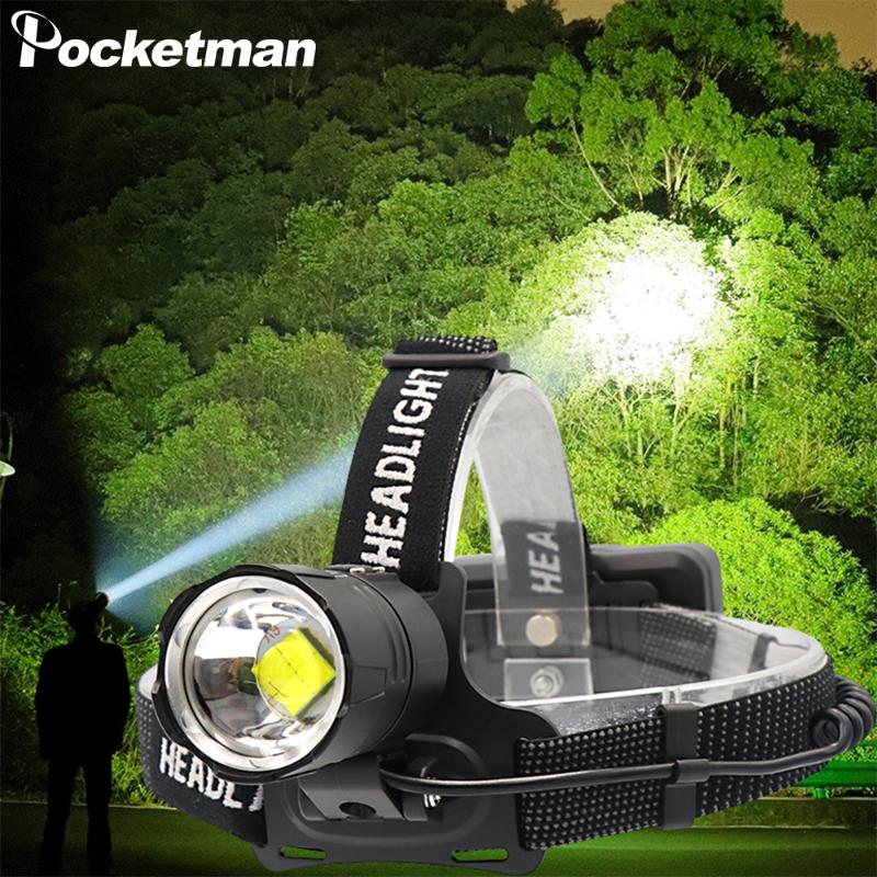 

Powerful Headlamp XHP70.2 LED Head Light Zoom Headlight USB Rechargeable Head lamp with 18650 Battery for Camping Fishing Hiking