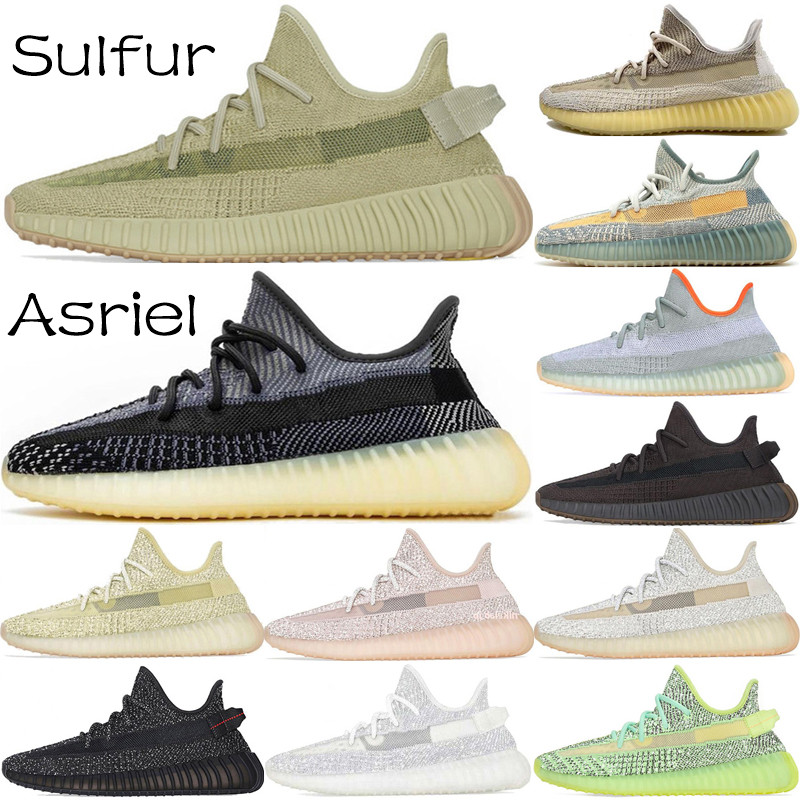 

2021 Top Quality Yeezy OG Kanye West 350 Mens Running Shoes Ash Blue Pearl Stone Sulfur Asriel Desert Sage Linen Static Cinder Sply V2 Sneakers Women Trainers Size 36-46, 34 glow in the dark