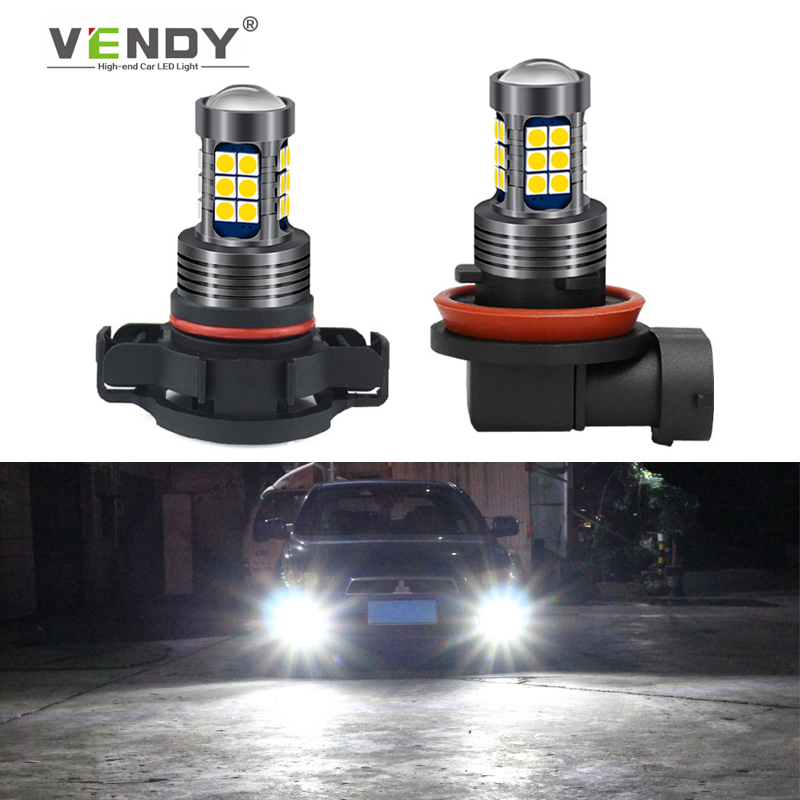 

1x Car LED Fog Light Auto Lamp Bulb H8 H11 H16 9006 4 3 H10 PSX24W DRL For 407 partner 508 308 406 301 5008 2008 408, As pic