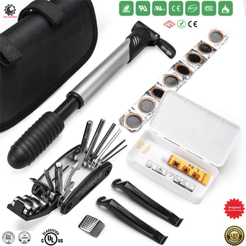 

Multi-Function Bike Bicycle Repair Tool Kit Set,Cycling Mechanic Repair Tool,Fit All Bike Outdoor Cycling Household Repairing