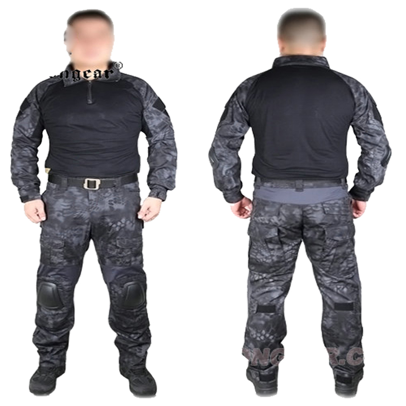 

2020 Kryptek Typhon Emerson Gen2 Combat uniform Tactical gear shirt and pants Army BDU set EM6927TYP