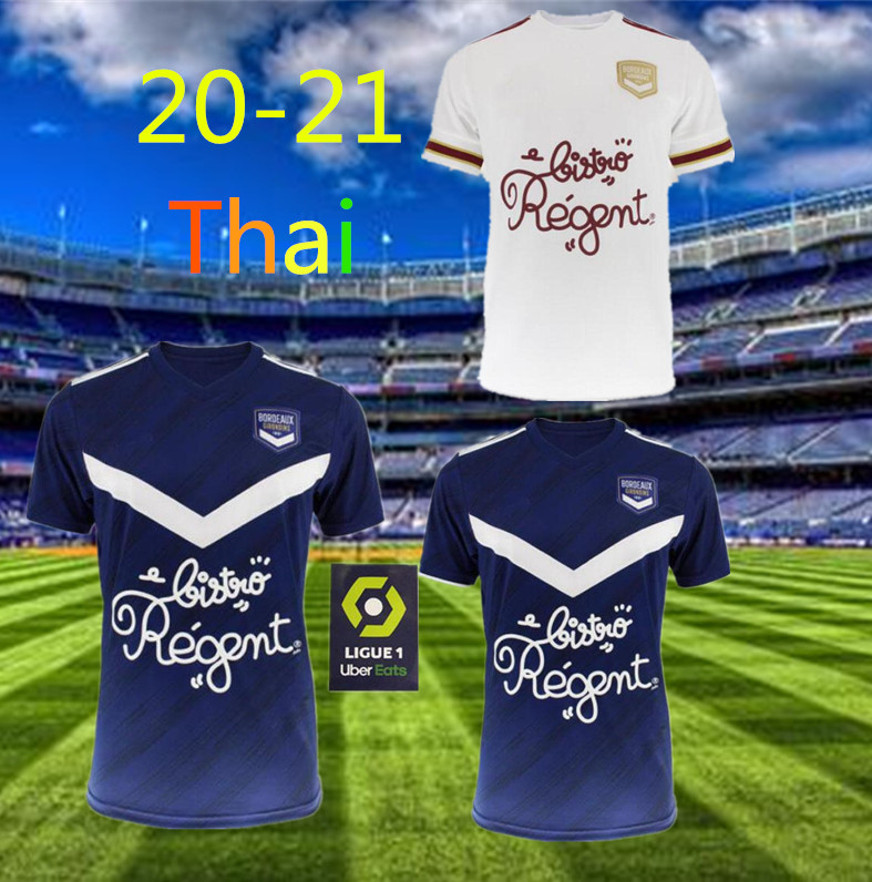 

20 21 Girondins de Bordeaux soccer jerseys 2020 2021 maillot de foot BRIAND S.KALU KAMANO BENITO DE Oudin men BASIC football shirt, Black;yellow