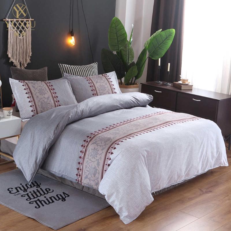 

YuXiu Luxury Boho Bed Linens Quilt Duvet Cover Set 2/3pcs Bedding Sets Single Full  Queen King Size Home Textiles, Style 4