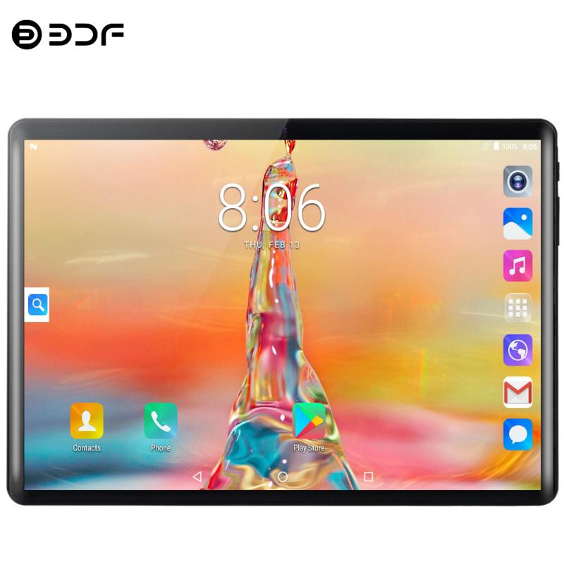 

2020 Newest 10.1 Inch Octa Core 4G LTE Phone Call Tablet Pc Android 9.0 Google Play Dual SIM Cards WiFi Bluetooth GPS Tablets, Black
