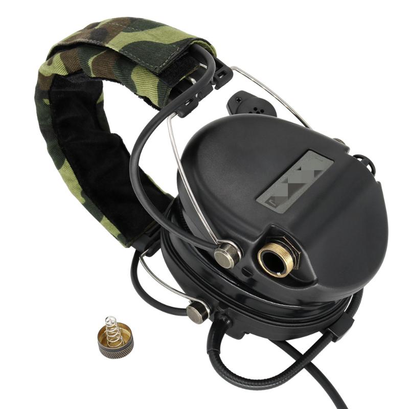 

Electronic Sordin Tactical Headset Hunting Shooting Earmuffs Standard Noise Reduction Pickup Headphone BK