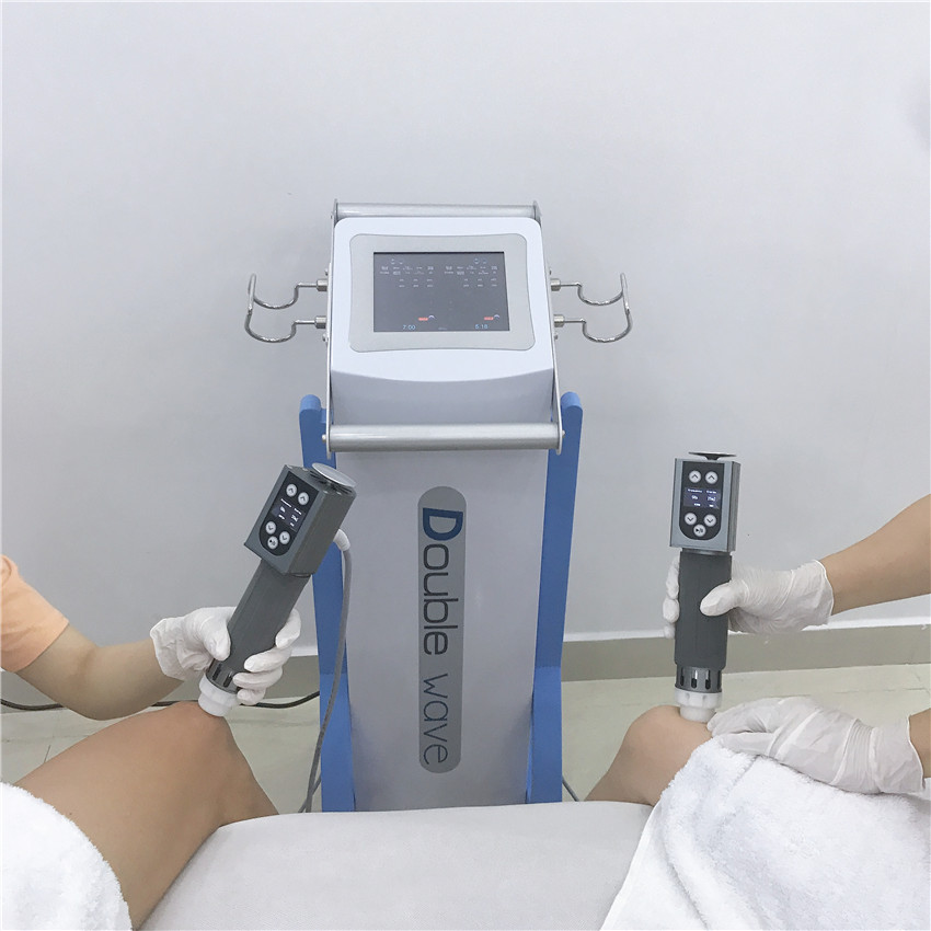

ESWT shock wave beauty machine therapy two handles can work together/shock wave physiotherapy machine for ED treatment