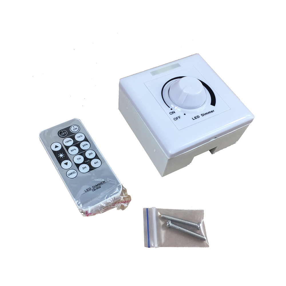 

100-240V Stepless Dimming Infrared Remote Controller 0 -10V 1-10V Dimmer Light Brightness Control Dimmer Wall Installation