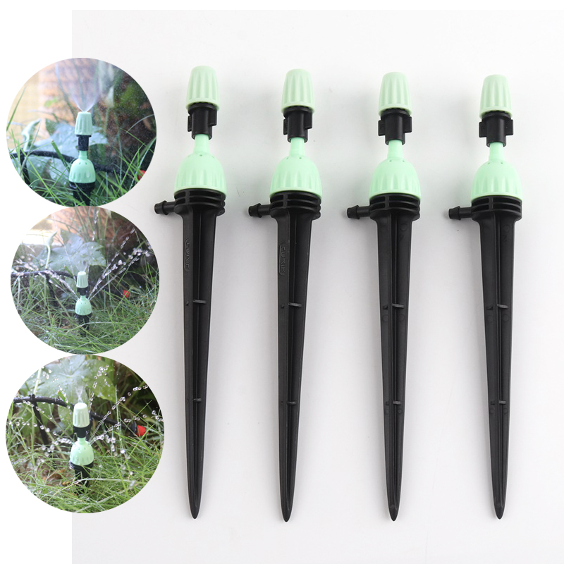 

10~50pcs 20cm Garden Drip Irrigation Sprinkler Adjustable Greenhouse Vegetable Watering Ground Nozzle Gardening Irrigation Tool, Wholesale