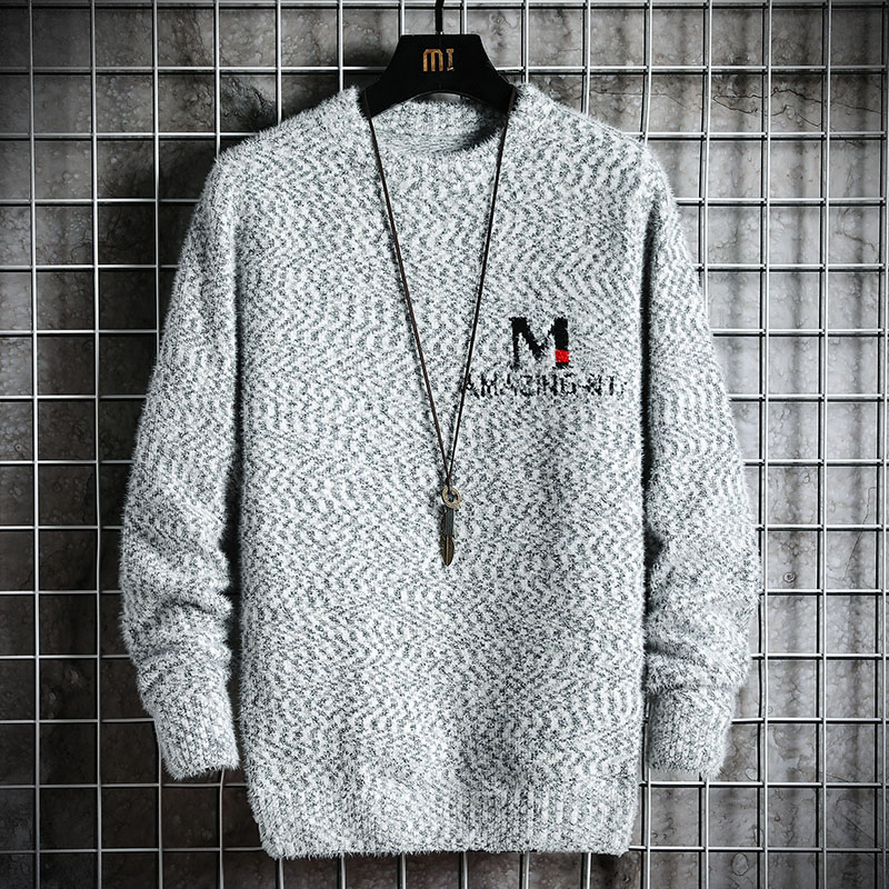 

2020 New Men's Sweaters Fashion Letter Pattern Long sleeve Pullovers Sweater Men Casual Streetwear Harajuku O-Neck Sweater Mens, 02
