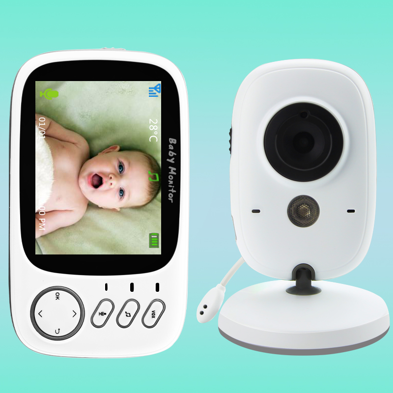 

2.4G Wireless Video VB603 Baby Monitor With 2 Way Audio Talk 3.2 Inches LCD Night Vision Surveillance Security Camera Babysitter, Au plug