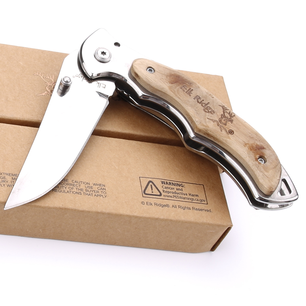 

Wholesale Browning ER519 folding knife tactical camping EDC tool pocket knife survival knife outdoor cutting tools color box free shipping