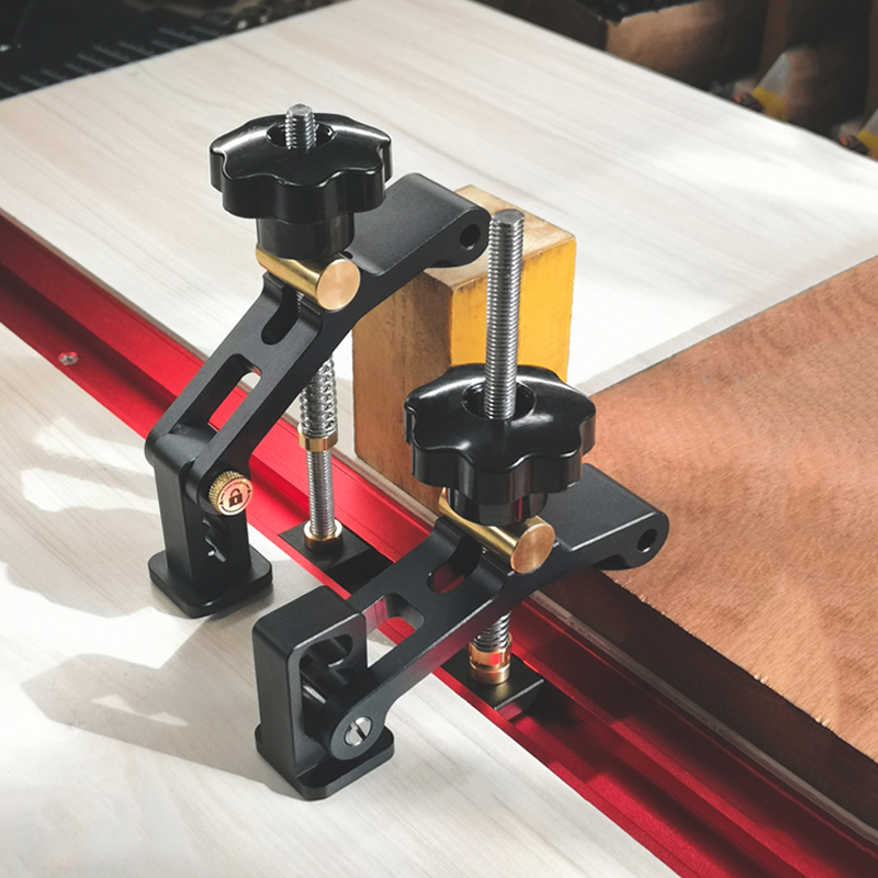 

Woodworking Chute Fixing Block M8 Screw Fixing Clamp Quick Positioning Clamp 45 Type 30 Type Table Accessory Device Tools