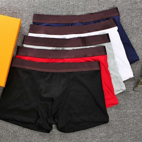 

Mens Boxers Underpants sexy classic casual shorts underwear breathable underwears cotton male Panties Without box knickers Asian size boxer shorts pants scanties, Black