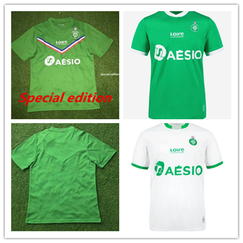 

2020 2021 AS Saints Etienne soccer Jerseys KHAZRI DIONY mens Maillot 20 21 ASSE ST Etienne BERIC AHOLOU BOUDEBOUZ Football Shirts, White