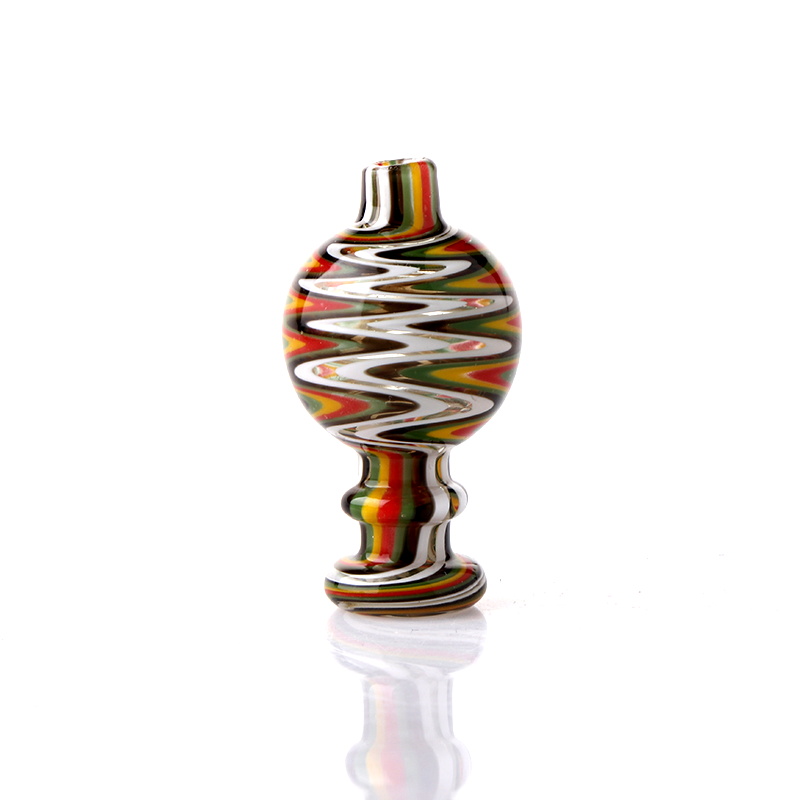 

26mmOD US Color UV Glass Bubble Carb Cap For 10mm 14mm 18mm Beveled Edge Quartz Banger Glass Water Bongs Dab Rig