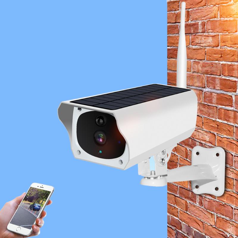 

1080P HD Solar WiFi IP Camera Outdoor Charging Battery Wireless Security Camera PIR Motion Detection Surveillance CCTV