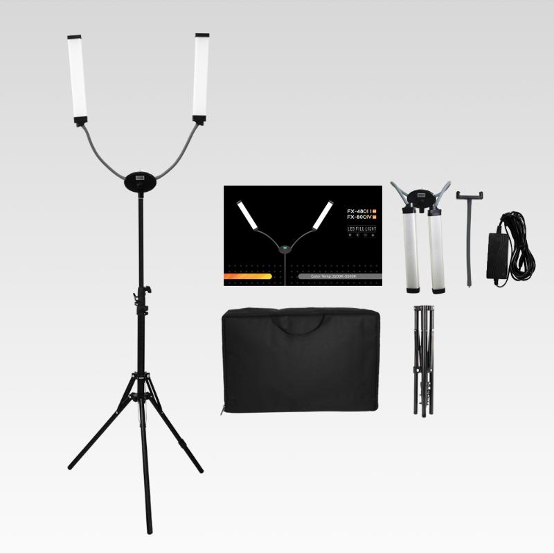 

Led Ring Lamp Light Bi-color 3200-5500K Dimmable Photograthic Lighting Yidoblo FX-480II Led Photo Studio Video Light Kits