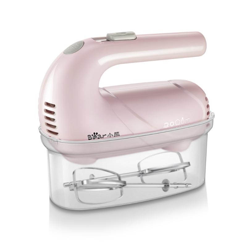 

220V Electric Handheld Egg Beater Household Portable Mini Egg Cream Bread Baking Mixer 5 Gear Control Pink White Color Available