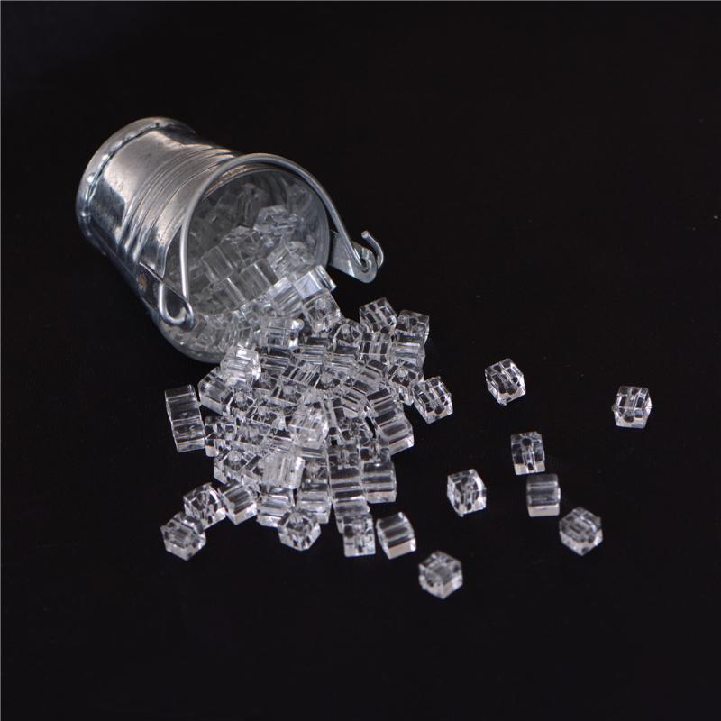 

1:12 Scale Handiwork Clear Ice Cube Bucket Fairy Home Decoration DIY Plastic Crafts Dollhouse home Miniature supplies