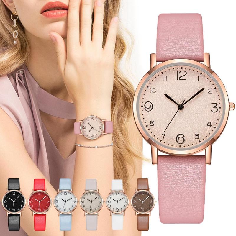 

Women Watch 2020 Fashion ultra-thin Quartz Wristwatch Casual Leather Band Ladies Watch Female Clock relogio feminino, Light grey color