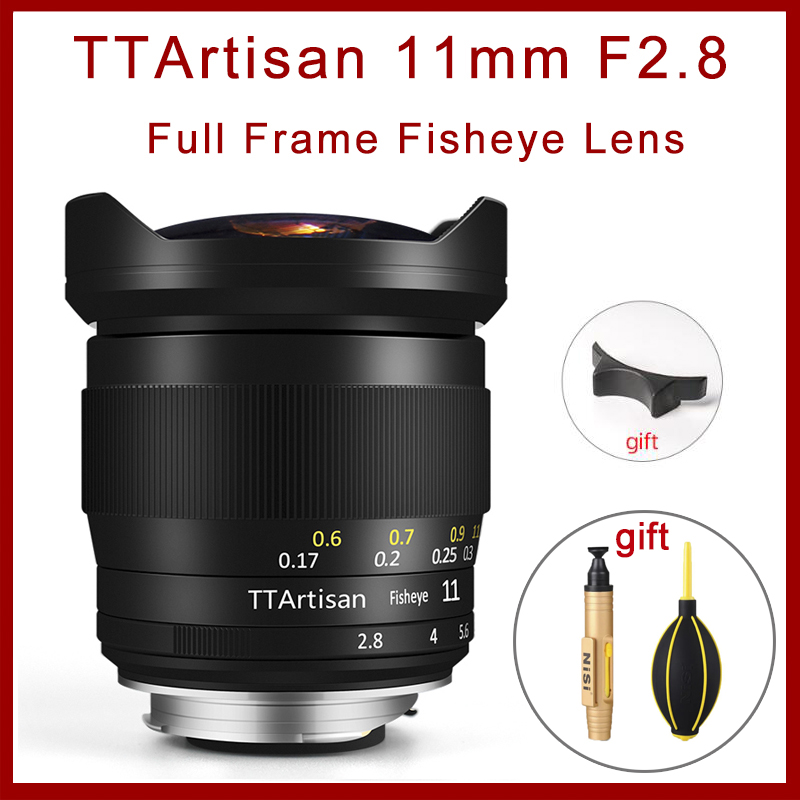 

TTArtisan 11mm F2.8 Fisheye Lens Full Frame for Leica M Sony E Nikon Z mount Camera A7R3 A7S A6300 Z7 Z6 MF Manual Focus