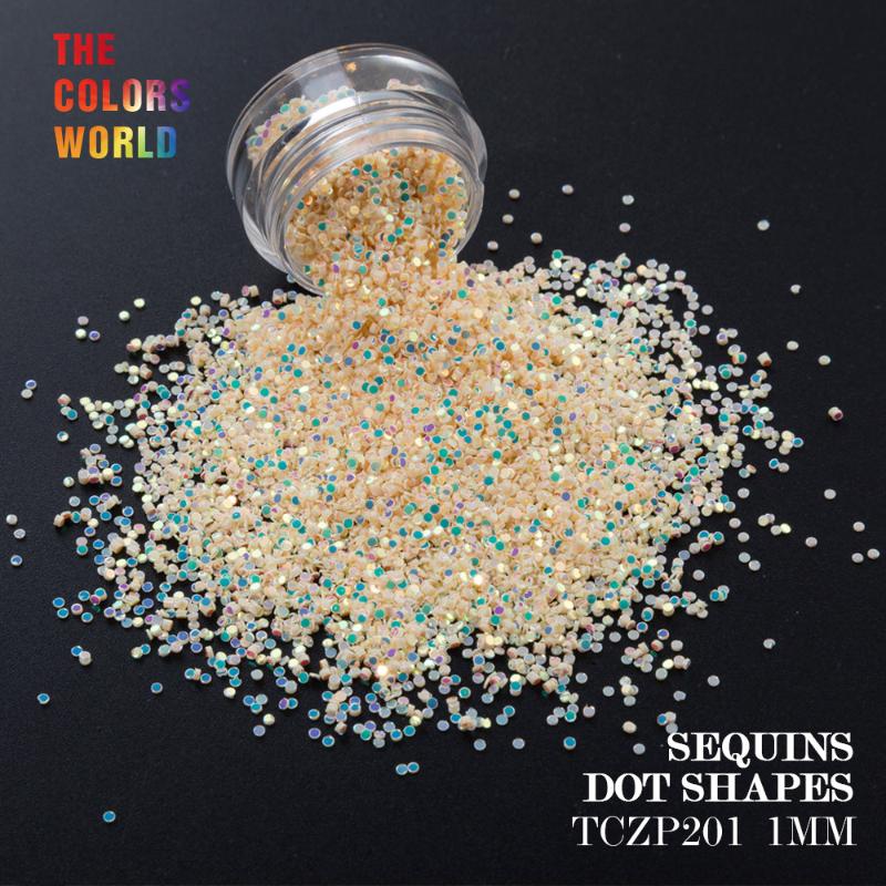 

TCT-119 Round Dot Shape 1.0MM Sequins For Nail Art Decoration Body Art Nail Gel Polish Manual DIY Decoration Crafts