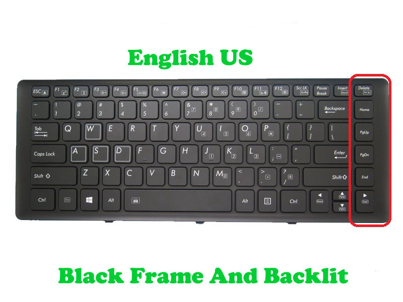 

Backlit Keyboard For Gigabyte P34G V2 P34F V5 P34W V3 P34K V3 U2442D U2442F U2442S U2442N U2442T U2442V U24F U24T P34 English US