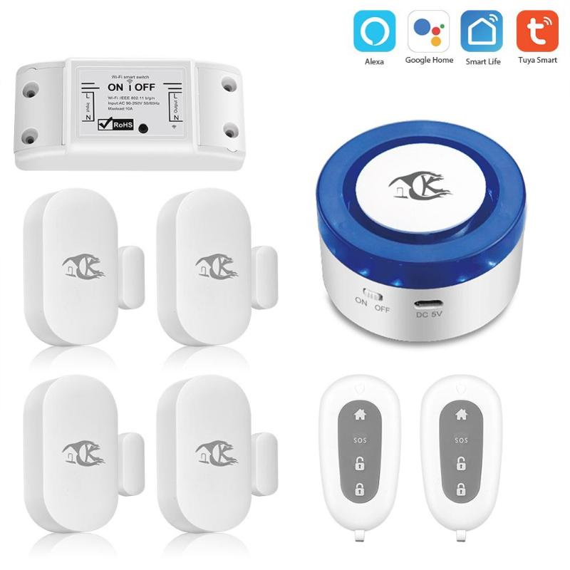 

WiFi tuya alarm security system Smart home WiFi Wireless Alarm system
