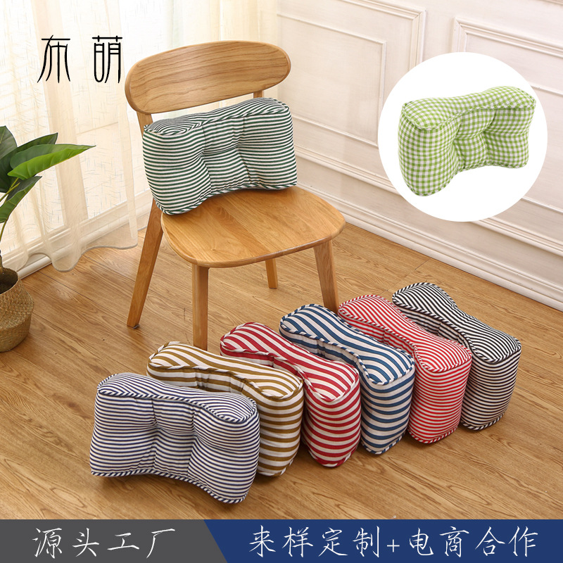 

Japanese Style Living Room Sofa Pajama Pillow Office yao zhen Waist Support Backrest Car Cushion Bedside pa pa zhen Back Cushion Pillow Case, Another pattern selectable