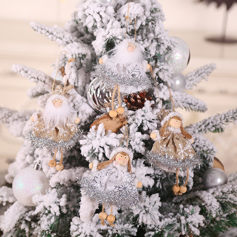 

Christmas Tree Decorations Angel Dolls Navidad Ornaments Kerst Natal Decor Christmas Decoration for Home New Year 2020 Kids Gift