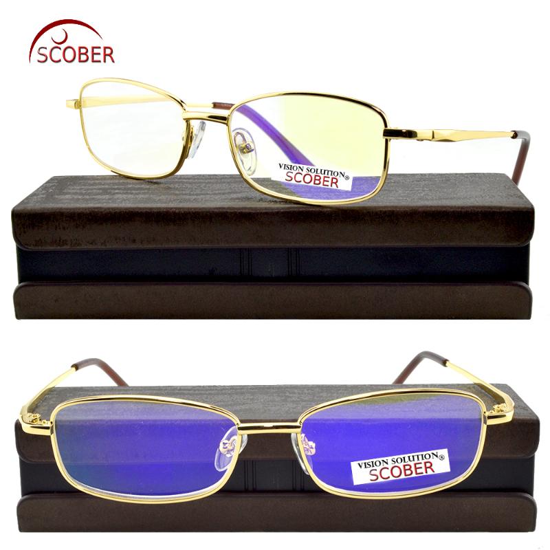 

2020 Sale = Scober Anti Light Anti-fatigue Coated Lens Tv Computer Book Reading Glasses With Case +1 +1.5 +2 +2.5 +3 +3.5 +4