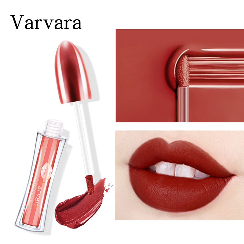 

Sexy Matte #1 Lips Makeup Lipstick Velvet Liquid Lip Glaze Long Lasting Waterproof Lip Gloss Non Stick Cup Tint 1pcs, Cy-01