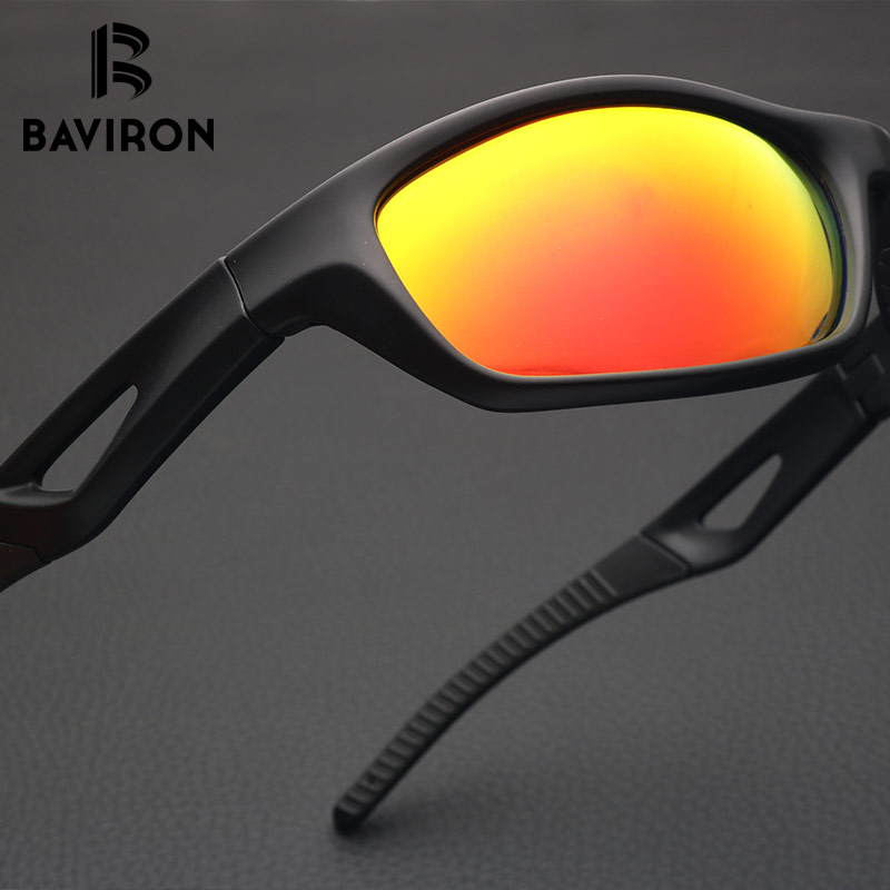 

BAVIRON TAC Sports Goggle Sunglasses Men High Quality Frame Rain Biker Glasses Polarized Sports UV400 Protect Resist Wind Glass