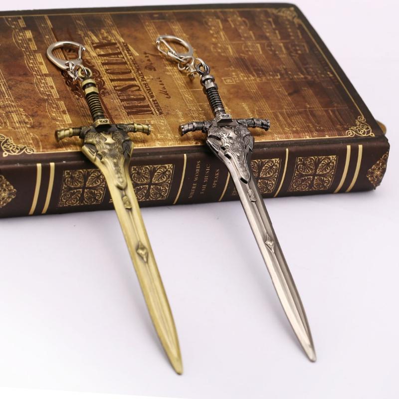 

2 Colors Dark Souls 3 15.5cm Keychain New Arrival Metal Sword Key Chain Ring Holder Pendant Chaveiro Llavero Porte Clef