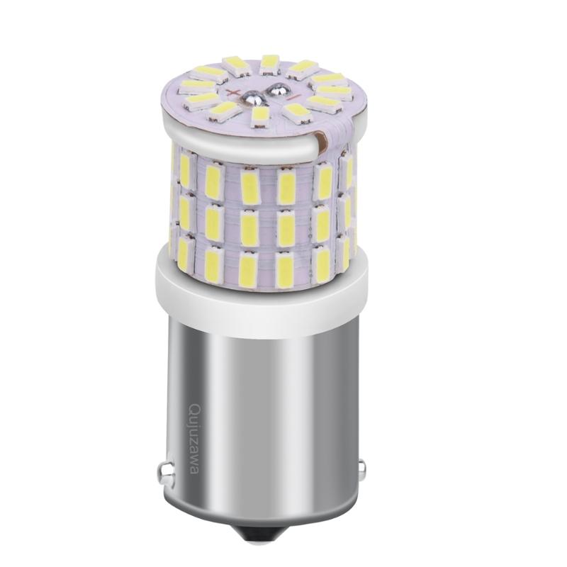

1PCS Ceramic 1156 BA15s 7506 P21W R10W R5W LED Car Tail Brake Lamp Turn Signals Auto Rear Reverse Bulb Daytime Running Light, As pic