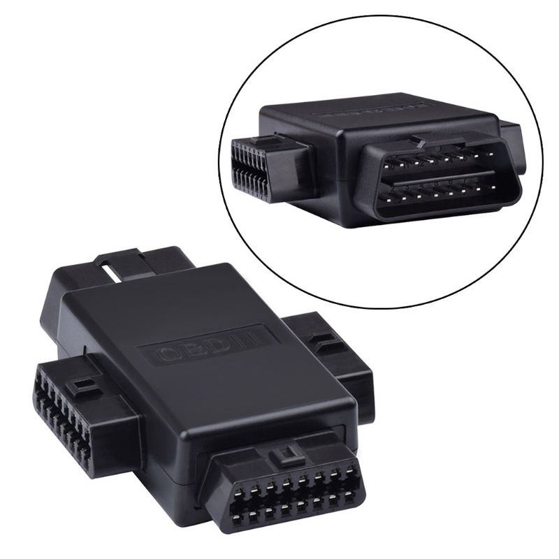 

16 Pin OBD2 Car Connector Plug 1 Male To 3 Female Multi-function Diagnostic Cables Tool