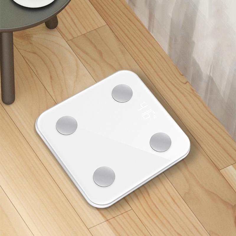

Bluetooth Scales Floor Body Weight Body Fat Water Muscle Mass BMI Bathroom Scale Smart Backlit Display Health Scale LED Display
