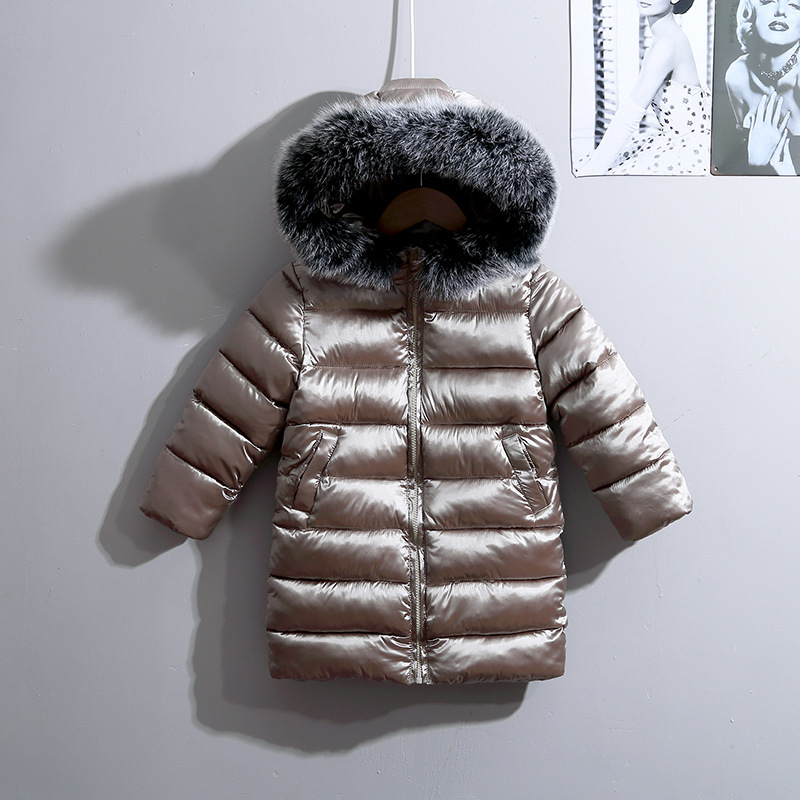 

Hot Boys winter thick jacket New Girls clothing fur Baby Coats for Girls Jackets For winter Kids Clothes long coat children Outwear, As pictures
