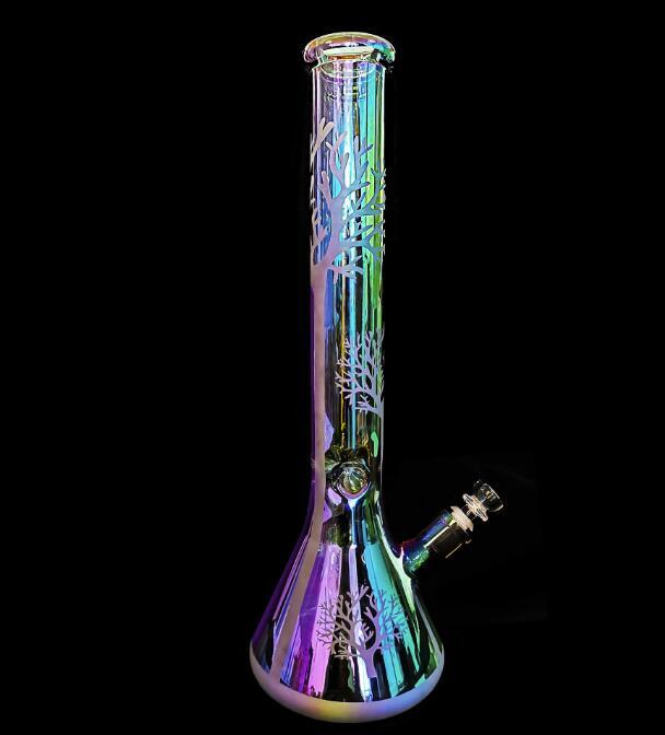 

US Stock REANICE Heavy Bongs Hookah Bong Shisha 14.5mm Joint Beaker Bubbler Pipe In Water Pipes Glass Gravity Ice Catcher Heads Hookah