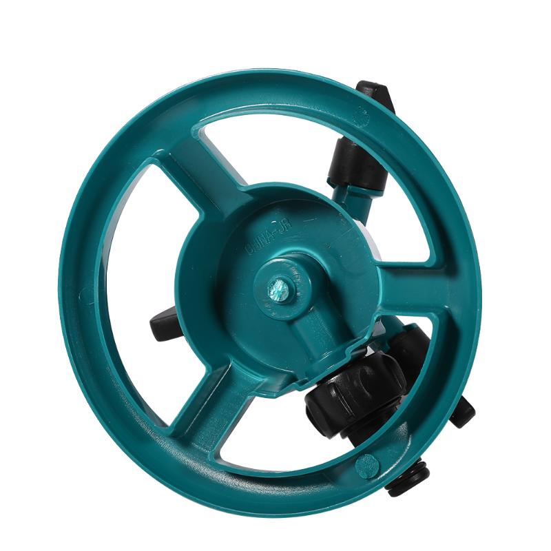 

Fully Circle Rotating Watering Sprinkler Irrigation System 3 Nozzle Pipe Hose for Garden US Warehouse Fast Shipping, As pic