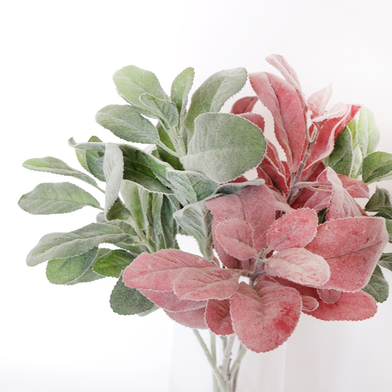 

Wholesale 200pcs Dusty Miller Spray Leaves Glass Plant Bouquet Wedding Flower Floral Event Party Free Decorative Flowers & Wreaths, 200pcs purple