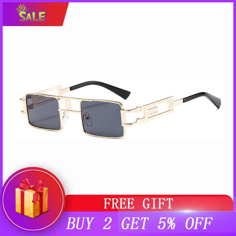 

2020 Fashion Small Rectangle Gradient Sunglasses Women Rimless Square Sun Glasses for Ladies Summer Style Zonnebril Dames