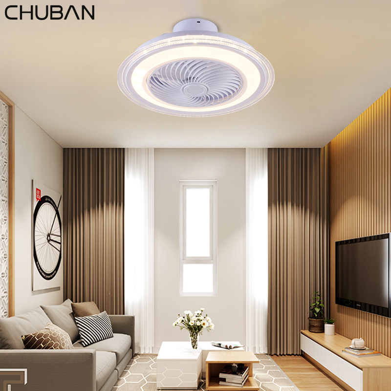 

Smart Modern Ceiling Fan Light APP Remote Control LED Fans with Lights Invisible Leaves Bedroom Ceiling Lamp Ventilador De Techo