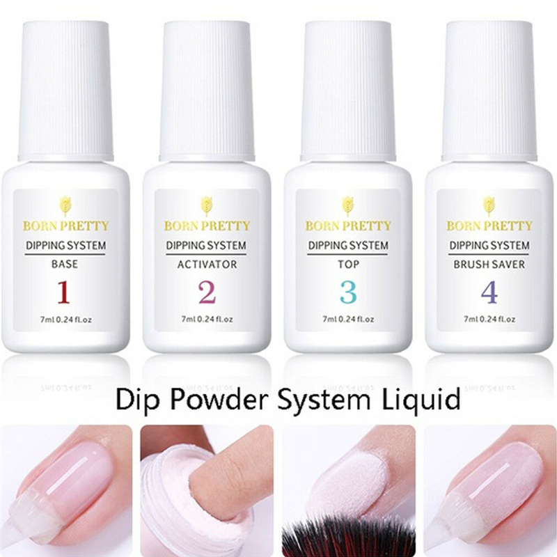 

Nail Color Dip Dipping Powder Pro Polish Starter Kit NO SMELL & UV, Top