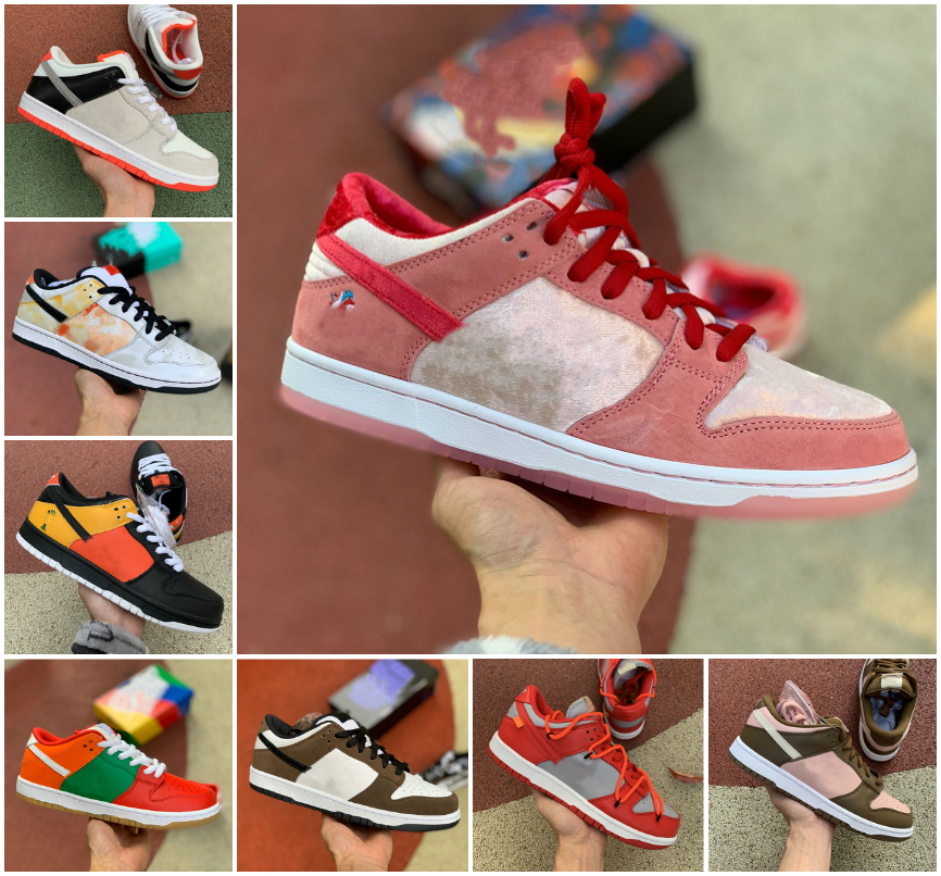 

2020 SB Dunk x Travis Scotts Low Mens Running Sports Shoes Chunky Dunky Safari University Red Raygun Dunks StrangeLove Skateboards Shoes, Shoes 030